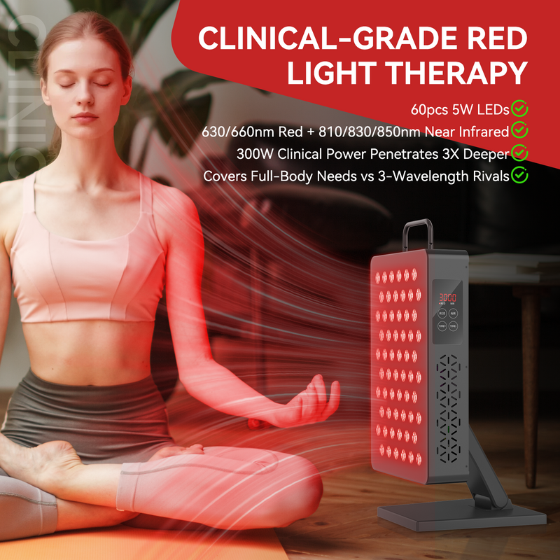 Red Light Therapy Panel | 94W 60 LEDs Pulse S300-2
