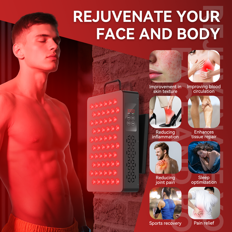 Red Light Therapy Panel | 94W 60 LEDs Pulse S300-2