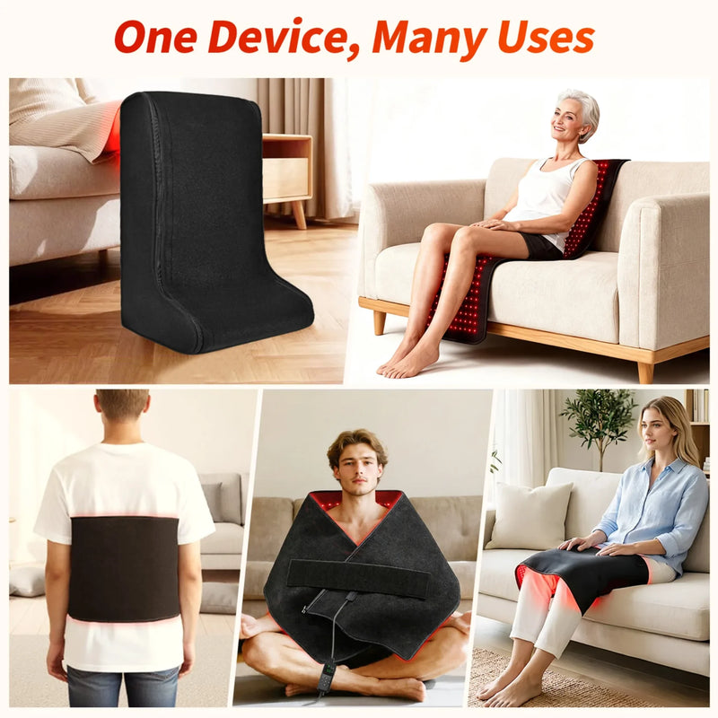Red Light Therapy Device | Foot and Leg 470 LEDs 650nm 850nm