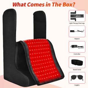 Red Light Therapy Device | Foot and Leg 470 LEDs 650nm 850nm