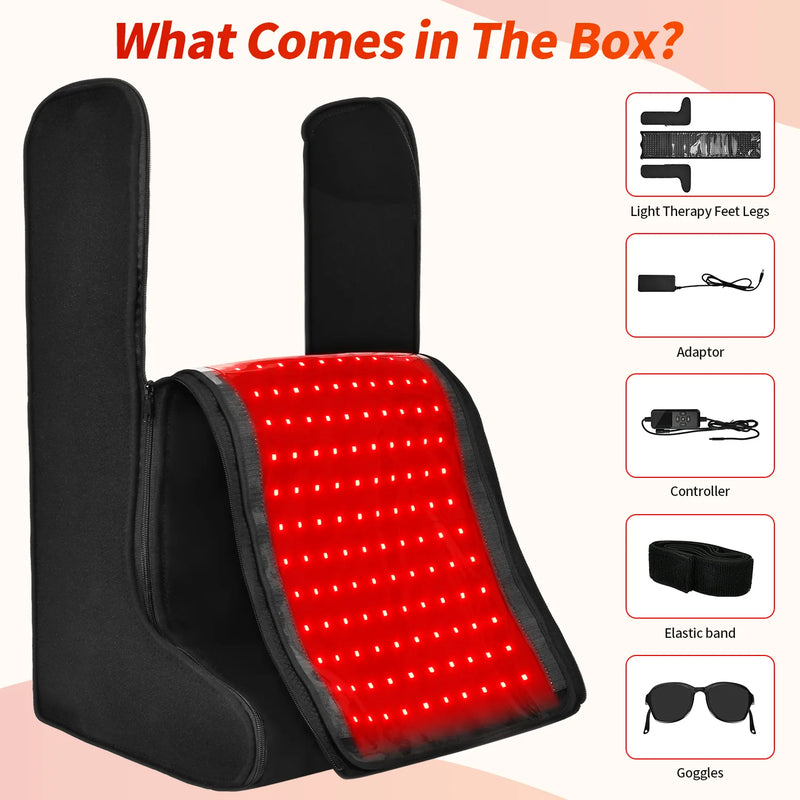Red Light Therapy Device | Foot and Leg 470 LEDs 650nm 850nm