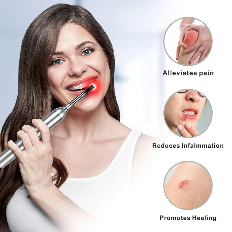 Red Light Therapy Handheld Device | 660nm 850nm Aluminum Body Torch