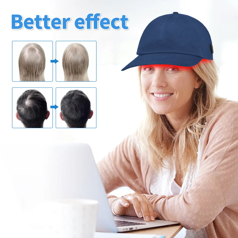 Red Light Hair Growth Cap | 180 LEDs 650 850 940nm