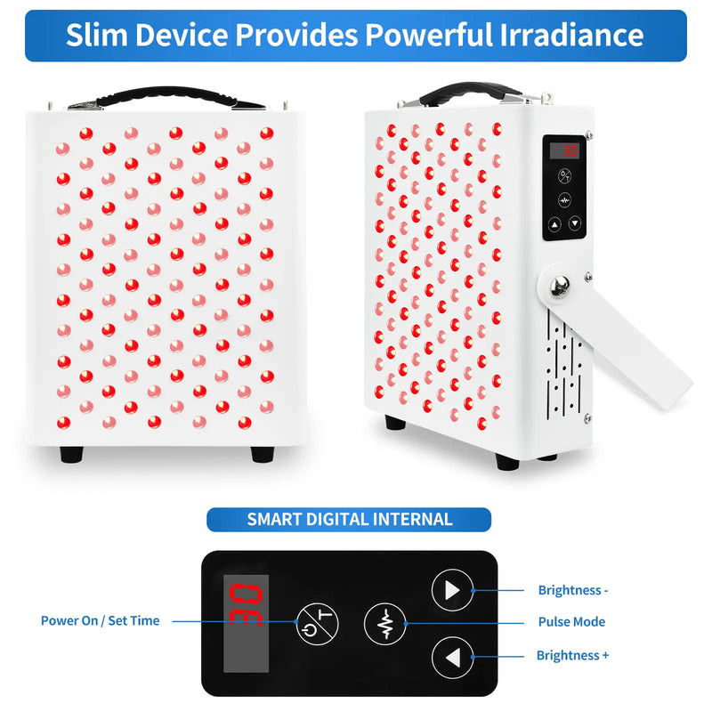 Red Light Therapy Panel | 150W 100 LEDs 660nm 850nm