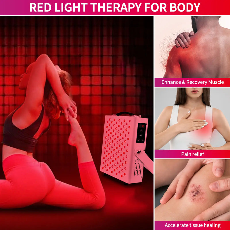 Red Light Therapy Panel | 150W 100 LEDs 660nm 850nm