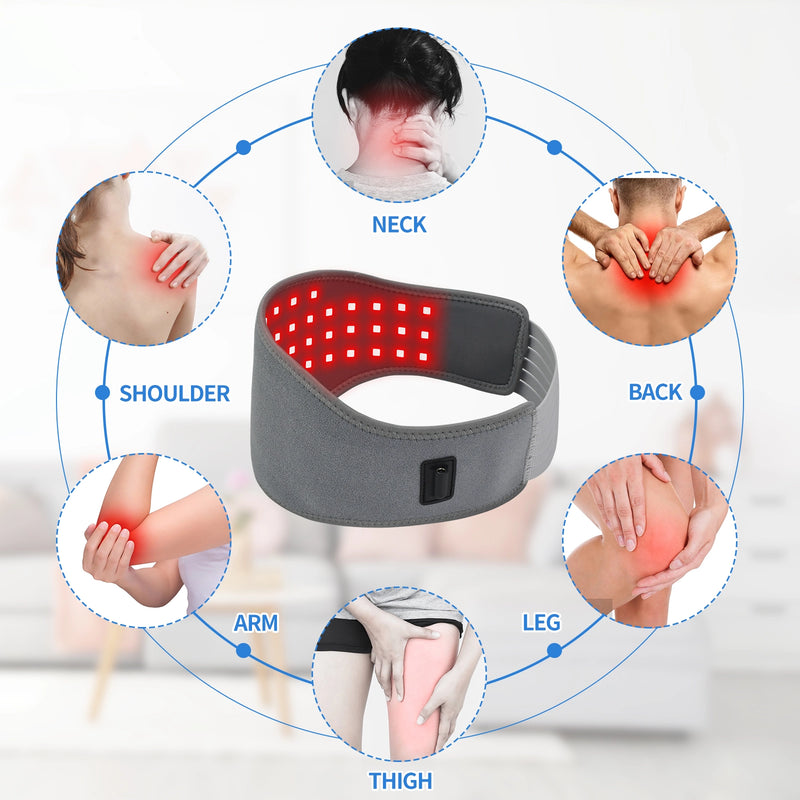 Red Light Therapy Belt | 80 LEDs 660nm Cordless Wrap