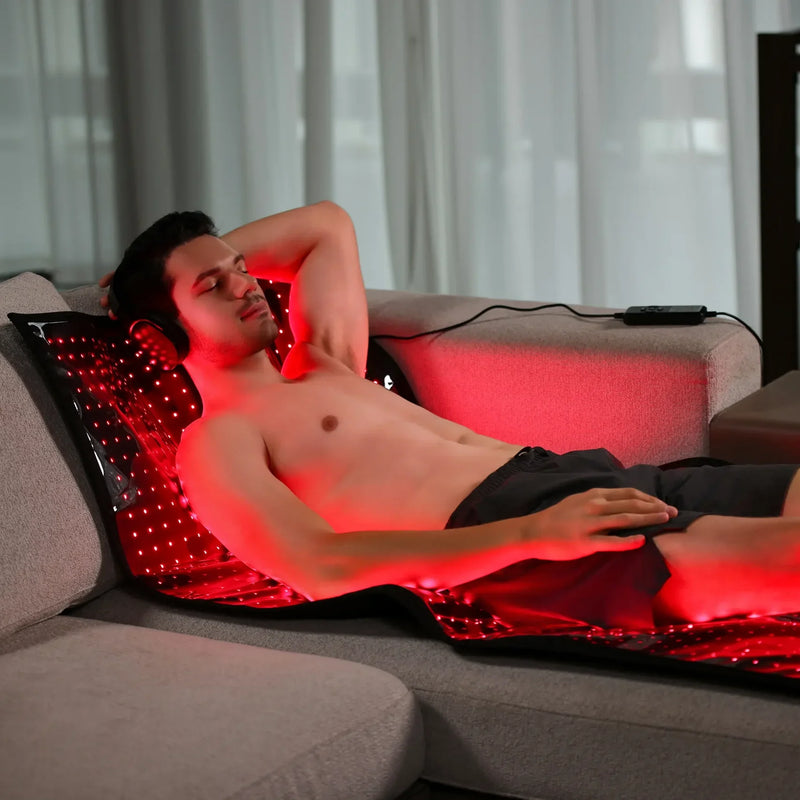 Full-Body Red Light Therapy Mat | 1280 LEDs 650nm 850nm