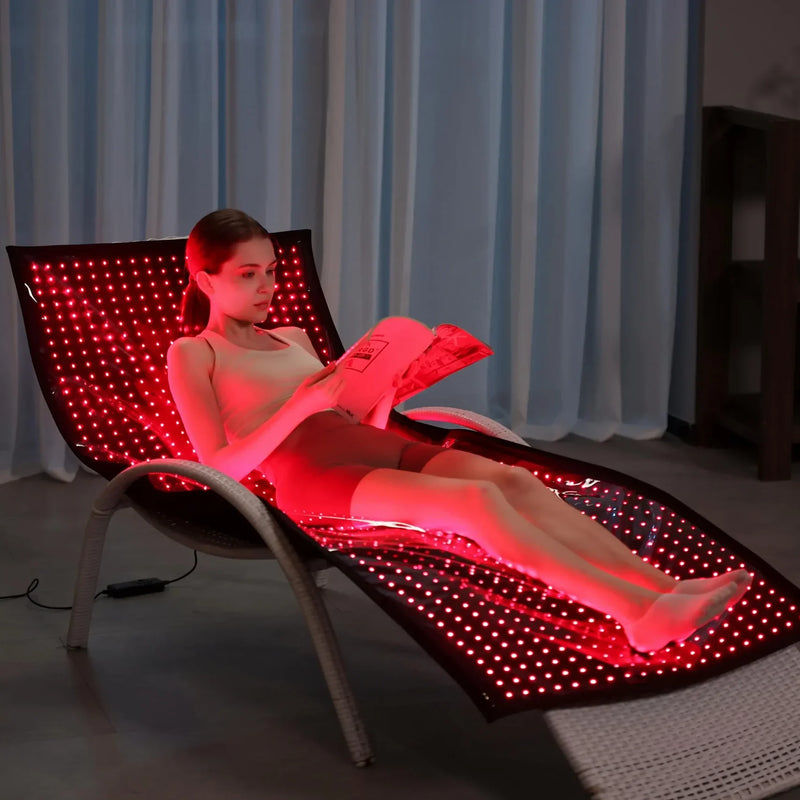 Full-Body Red Light Therapy Mat | 1280 LEDs 650nm 850nm