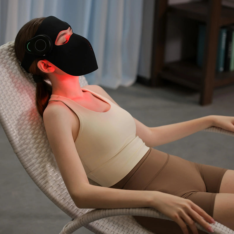 LED Face Mask | 3-Color Silicone 460 630 850nm
