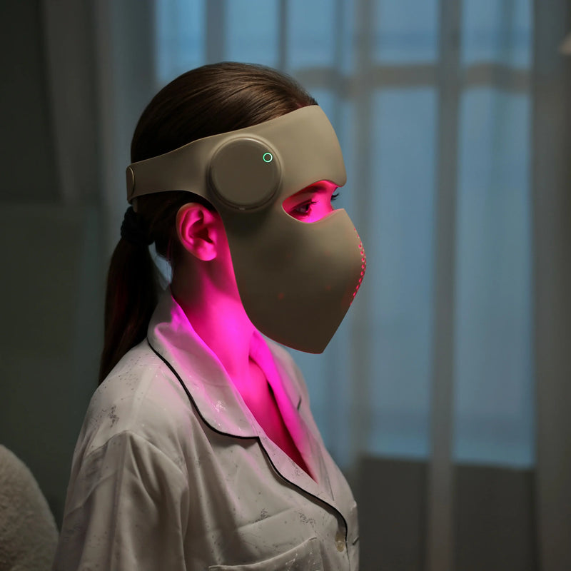 LED Face Mask | 3-Color Silicone 460 630 850nm