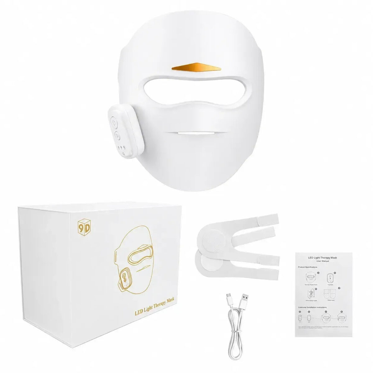 LED Light Therapy Mask | 4-Wavelength 9D Wireless Face Mask