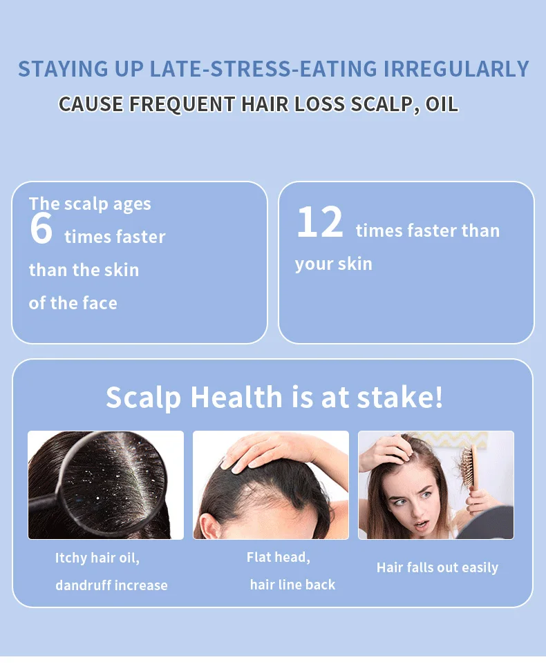 Red Light Scalp Comb | Red & Blue Light with Nano Mist