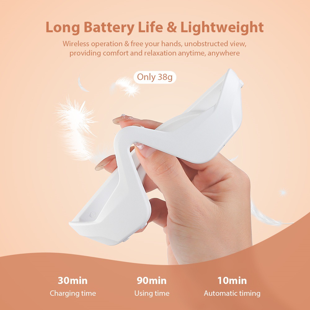 Red Light Eye Massager | Microcurrent EMS for Dark Circles