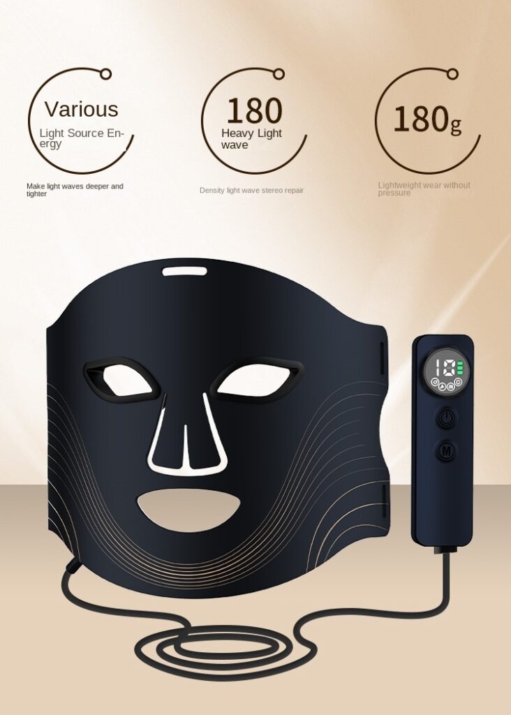 LED Face Mask | Flexible Silicone 7-Color with 4 Intensity Levels