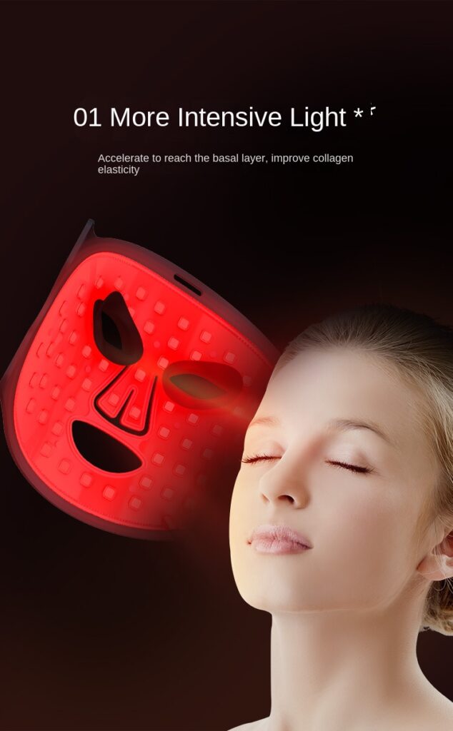 LED Face Mask | Flexible Silicone 7-Color with 4 Intensity Levels