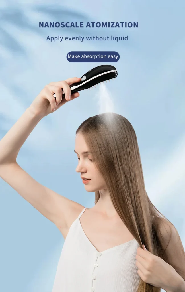 Red Light Scalp Comb | Red & Blue Light with Nano Mist