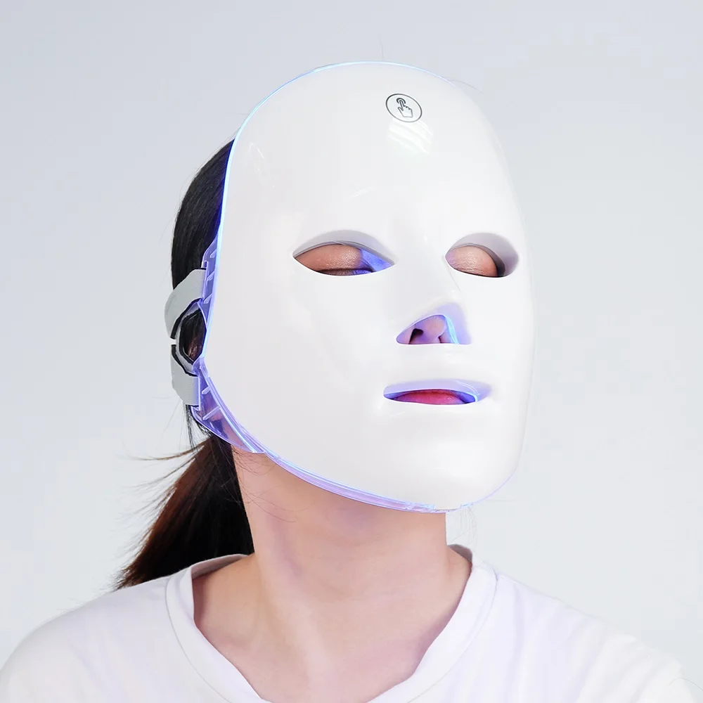 LED Face Mask | 7-Color Cordless Rechargeable Light Therapy Mask