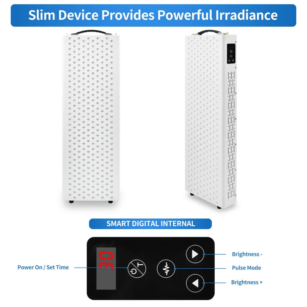 Red Light Therapy Panel | 450W 300 LEDs 660nm 850nm